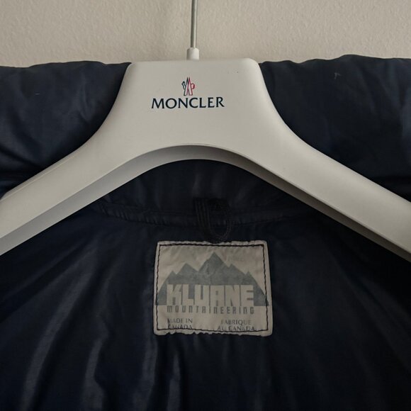 RARE Vintage Kluane Mountaineering Blue Down Puffer Vest/ Gilet L- XL - Picture 5 of 13